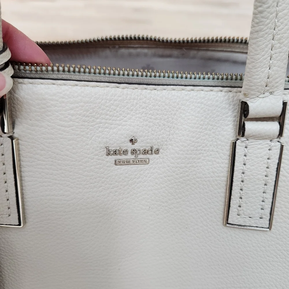 Kate Spade cream leather satchel - Picture 4 of 8